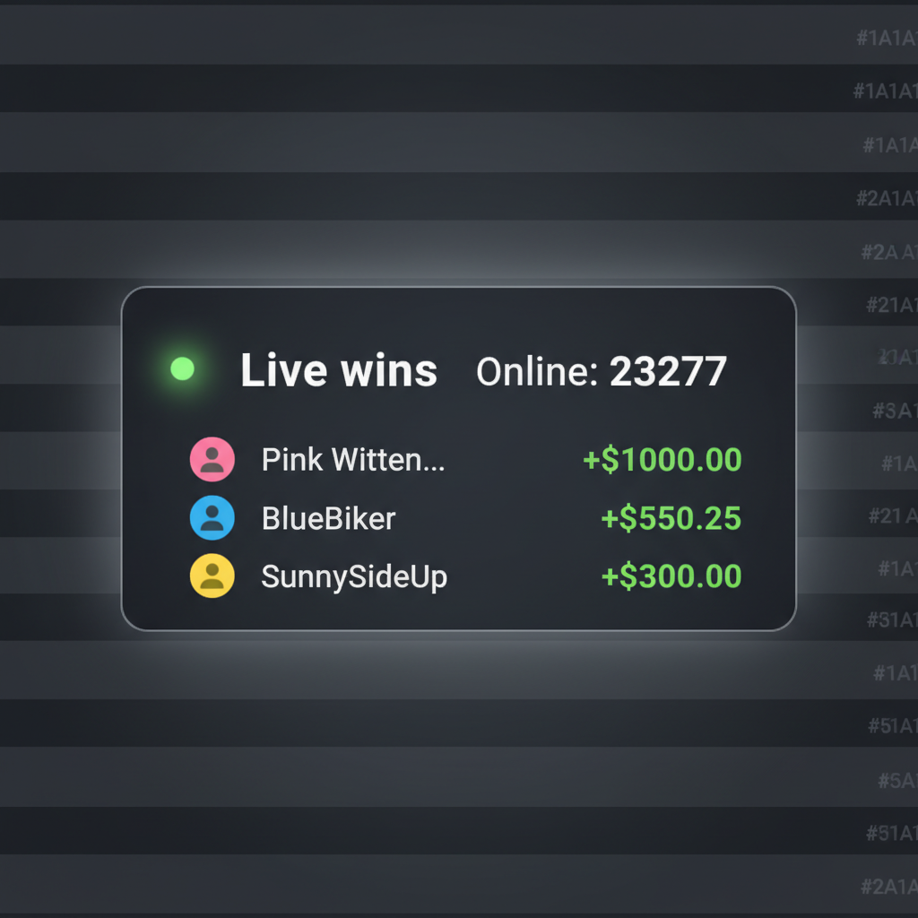 Affichage des gains en direct de Chicken Road 2 montrant les gains des autres joueurs en temps réel