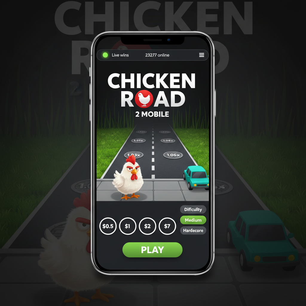 Chicken Road 2 sur écran de smartphone — version mobile pour la France