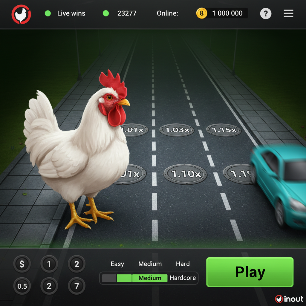 Test expert Chicken Road 2 par InOut - Crash game avec multiplicateurs progressifs