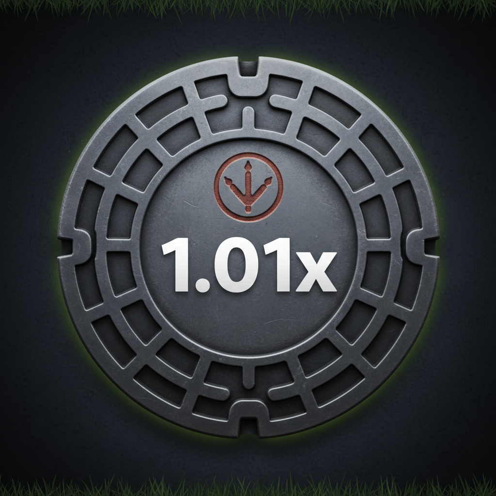 Plaque d'égout 1.01x