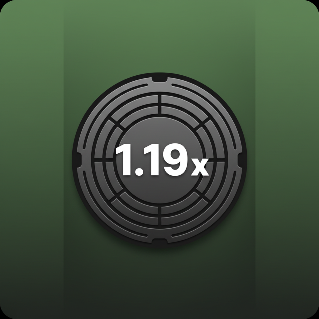 Plaque d'égout 1.19x